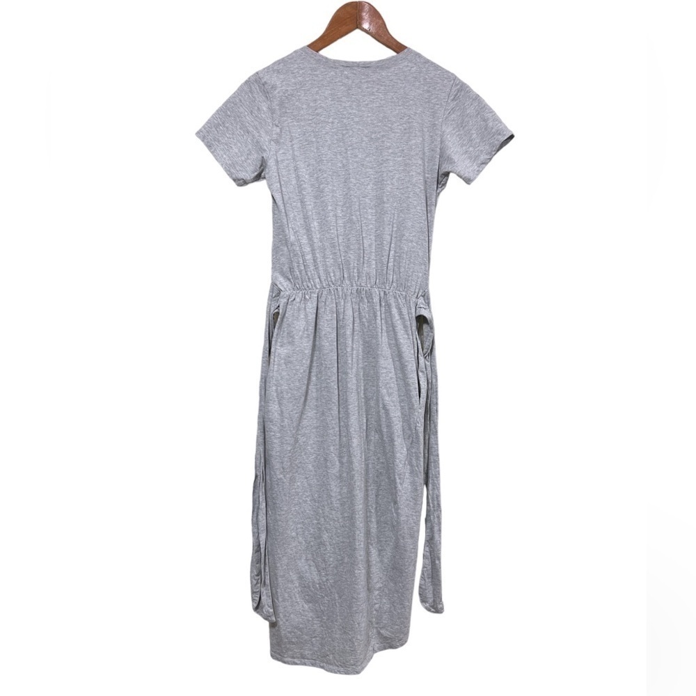 Smash + Tess Rebecca Wrap Dress Heather Grey - Picture 3 of 11
